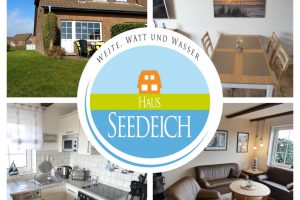 Collage Ferienhaus Seedeich Fynn