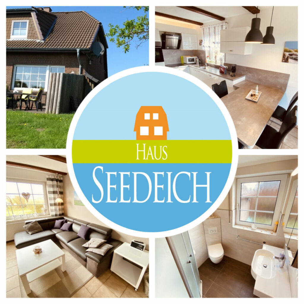 Collage Ferienhaus Seedeich Lea