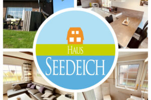 Collage Ferienhaus Seedeich Lea